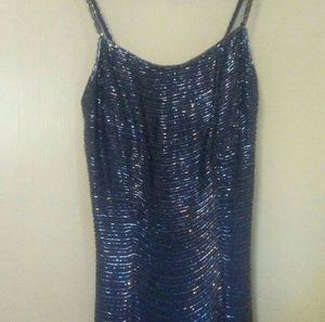Vintage CACHE Beaded Evening Gown